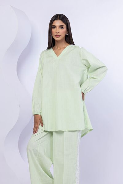Embroidered | Crosshatch Poplin | Kurta | AED 120.00