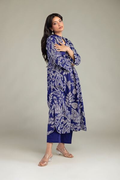 Cambric | Floral Navy Pants | AED 130.00
