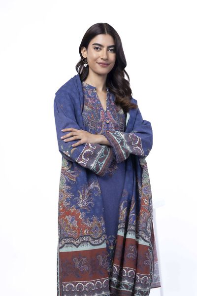 Printed | Karandi | Tailored 3 Piece | AED 100.00