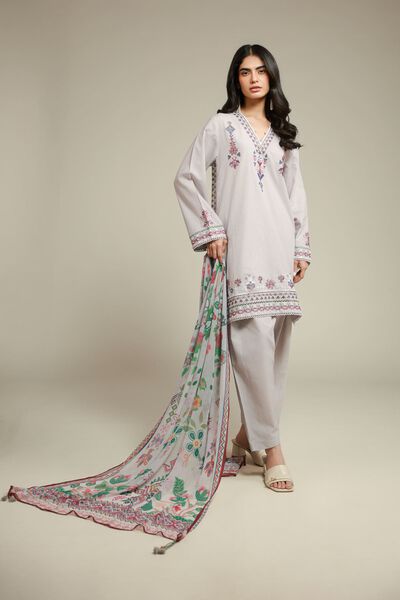 Embroidered | Cambric | Fabrics 3 Piece | AED 200.00