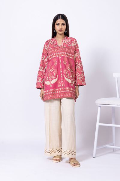 Dyed | Crosshatch Poplin | Pants | AED 80.00