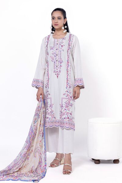 Embroidered | Cambric | Fabrics 3 Piece | AED 280.00