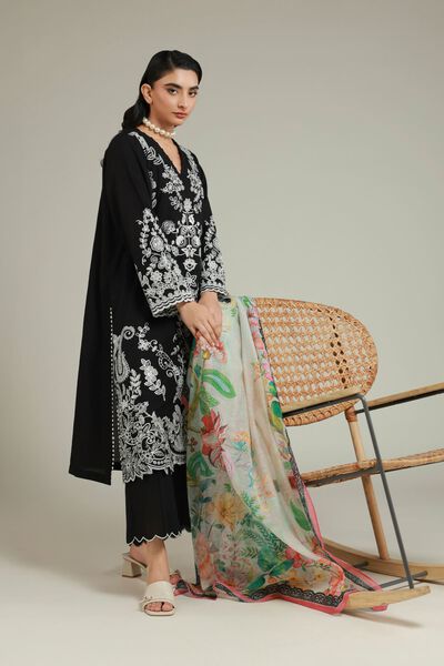 Embroidered | Cambric | Tailored 3 Piece | AED 300.00