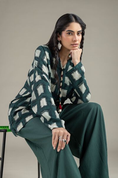 Printed | Viscose Crinkle | Blouse | AED 36.00