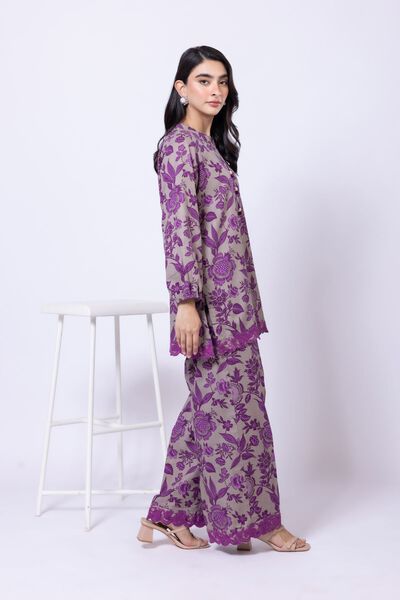 Embroidered | Heavy Textured Cotton | Pants | AED 80.00