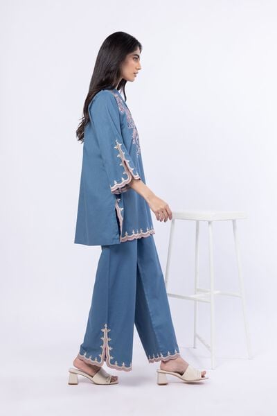 Embroidered | Linen Cotton | Pants | AED 92.00