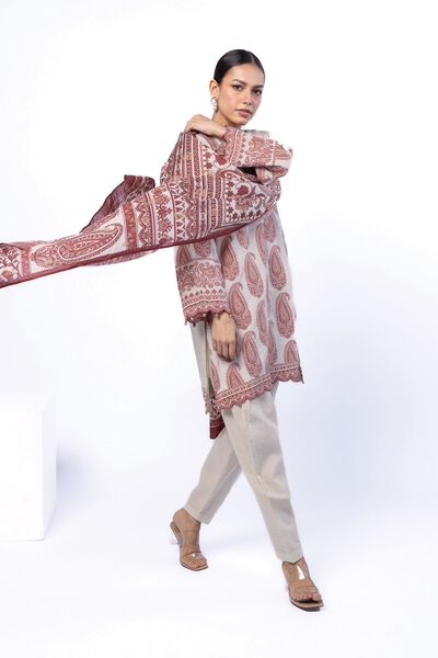 Dyed | Jacquard | Tailored 3 Piece | AED 280.00