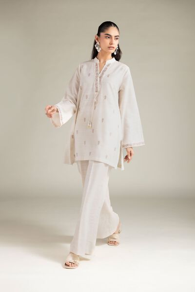 Embroidered | Textured Cotton | Kurta | AED 90.00