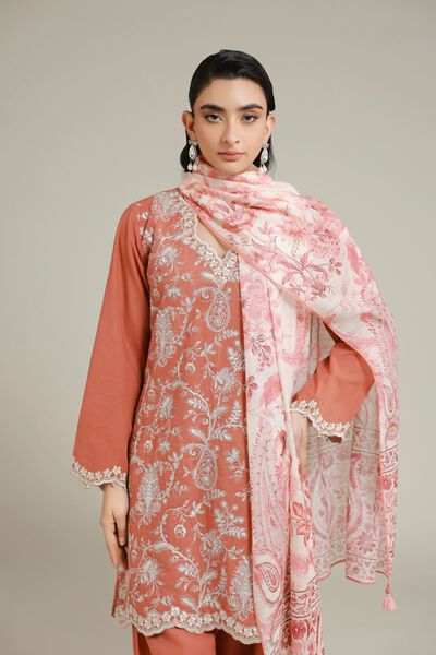 Embroidered | Cambric | Tailored 3 Piece | AED 300.00