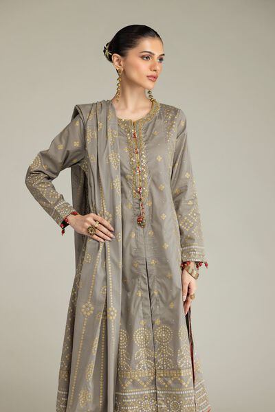 Embroidered | Cambric | 3-Piece Co-ord Set | AED 204.00