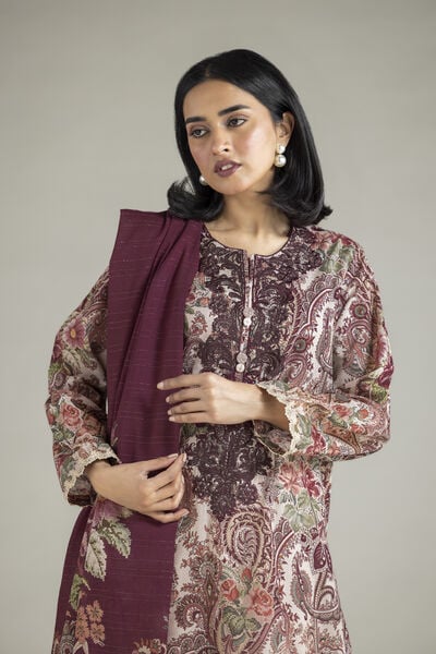 Embroidered | Mesuri | Fabrics 3 Piece | AED 180.00