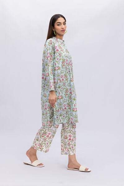 Printed | Crosshatch Poplin | Pants | AED 60.00