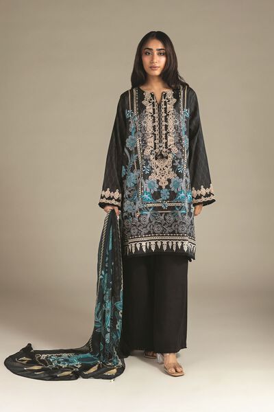 Embroidered | Satin | Fabrics 3 Piece | AED 200.00
