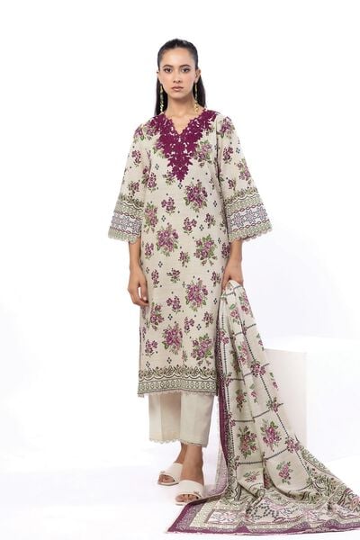 Embroidered | Light Khaddar | Fabrics 3 Piece | AED 140.00