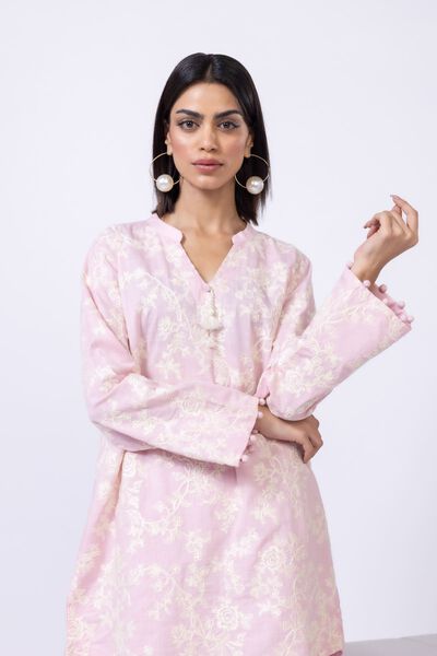 Embroidered | Crosshatch Poplin | Kurta | AED 54.00