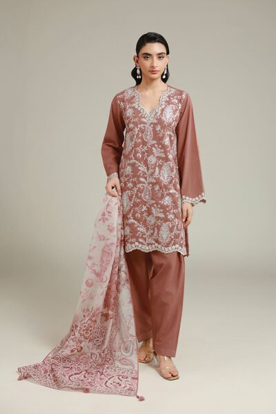 Embroidered | Cambric | Fabrics 3 Piece | AED 230.00
