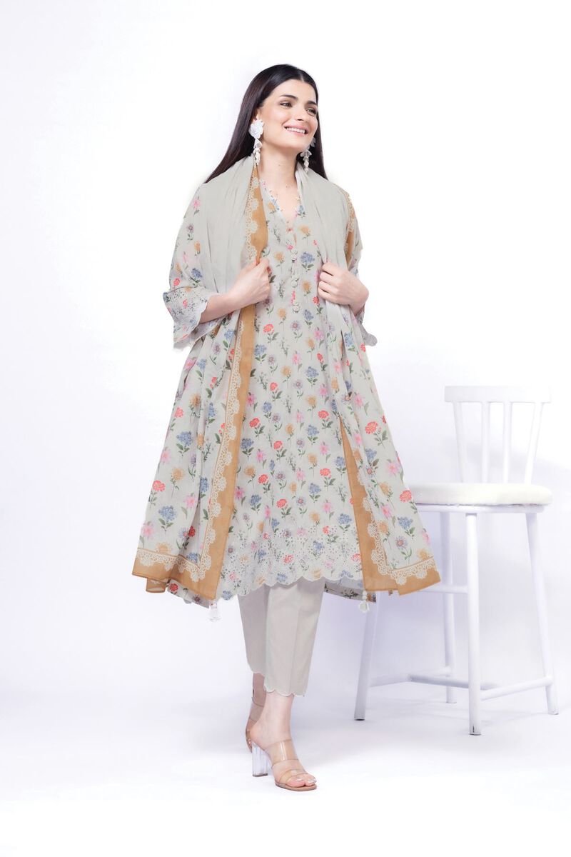 Embroidered | Lawn | Fabrics 3 Piece | null