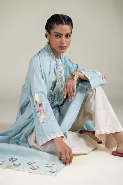 Embroidered | Textured Cotton | Kurta | AED 150.00