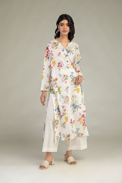 Embroidered | Cambric | Cambric Pants | AED 80.00