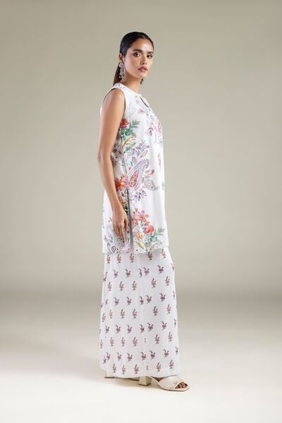 Embroidered | Viscose | Paisley Pants | AED 130.00