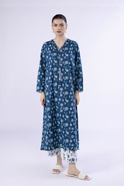 Printed | Crosshatch Poplin | Kurta | AED 100.00