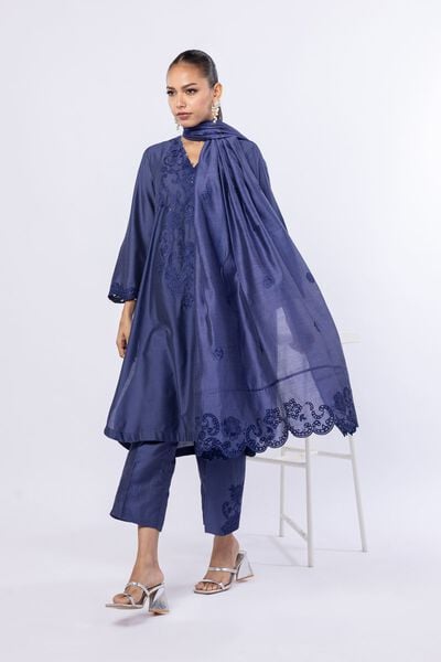 Embroidered | Cotton Net | Dupatta | AED 88.00