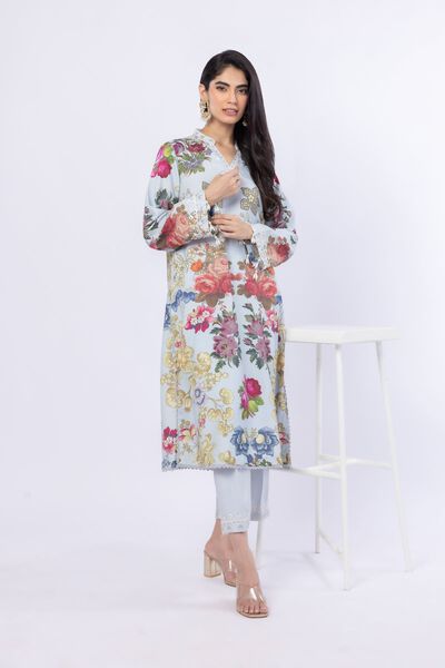 Embroidered | Russian Raw Silk | Pants | AED 46.00