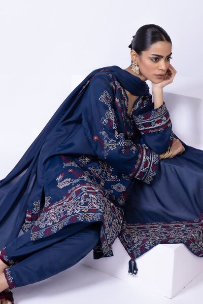 Embroidered | Light Thai Silk | Dupatta | AED 36.00