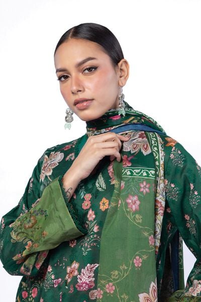 Printed | Broshia | Fabrics 3 Piece | AED 180.00