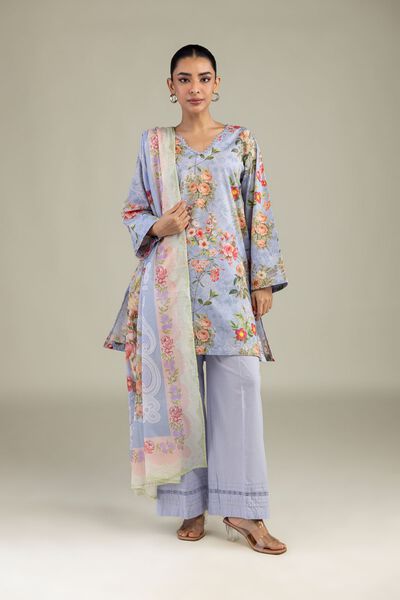 Printed | Cotton Dobby | Cotton Dobby Pants | AED 65.00