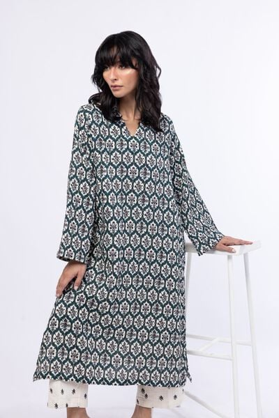 Printed | Double Layer Striped | Kurta | AED 140.00