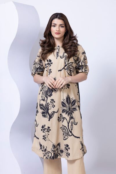 Printed | Ripple Crinkle | Kurta | AED 100.00