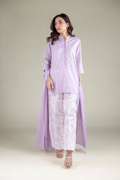 Embroidered | Cambric | Pants | AED 80.00
