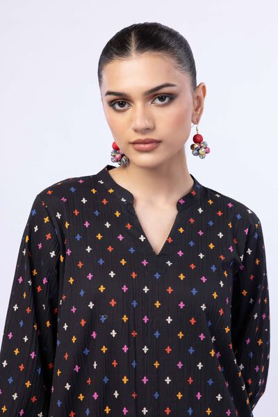 Printed | Ripple Crinkle | Kurta | AED 100.00