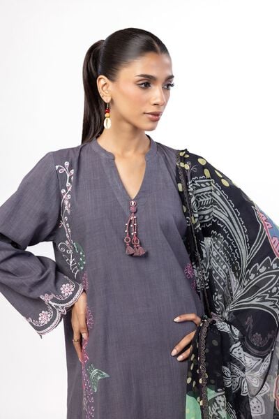 Embroidered | Crosshatch | Fabrics 3 Piece | AED 200.00