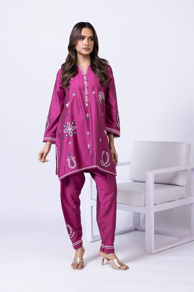 Embroidered | Raw Silk | Shalwar | AED 80.00