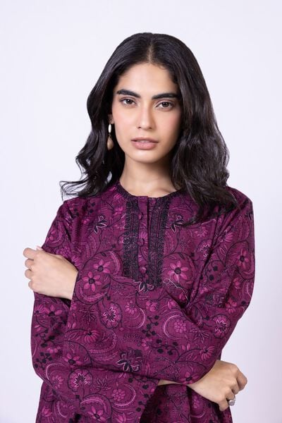 Embroidered | Textured Cotton | Kurta | AED 120.00
