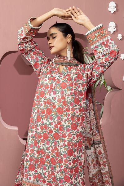 Lawn | Printed | Tailored 3 Piece | AED 160.00