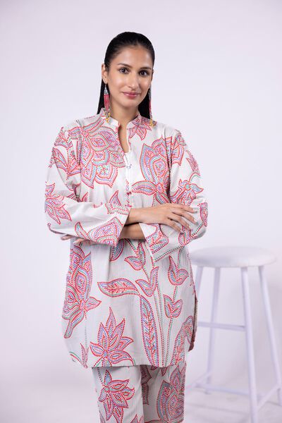 Printed | Ripple Crinkle | Kurta | AED 30.00