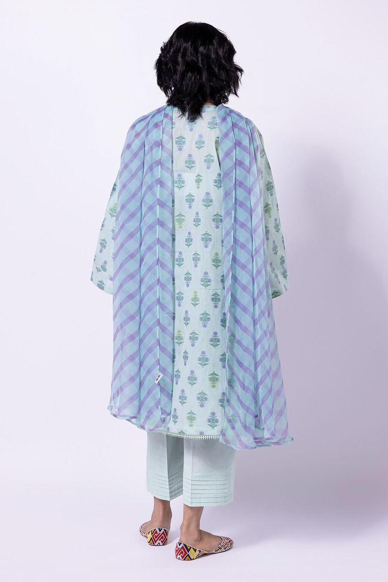 Dyed | Cotton Brosha Jacquard | Fabrics 3 Piece | null