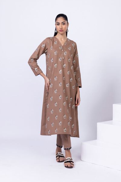 Embroidered | Crosshatch Poplin | Kurta | AED 80.00