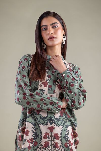 Embroidered | Textured Weave | Blouse | AED 39.00