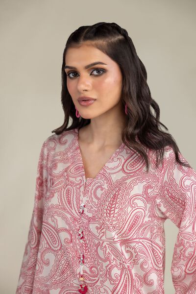 Printed | Cambric | Printed Cambric Kurt | AED 50.00