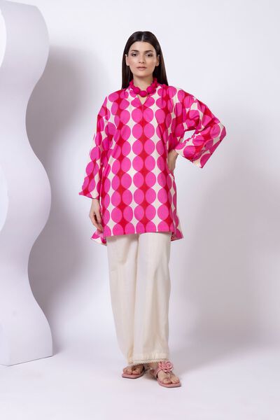 Printed | Crosshatch Poplin | Kurta | AED 50.00
