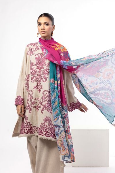 Embroidered | Crosshatch | Fabrics 3 Piece | AED 220.00