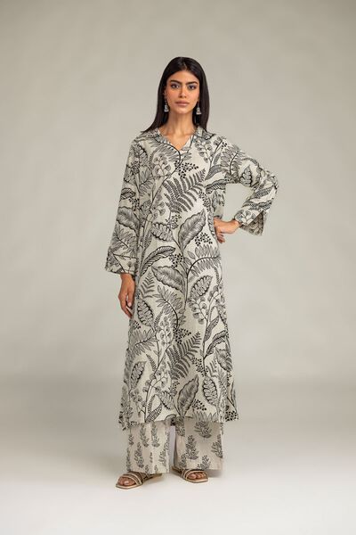 Printed | Textured Cotton | Printed Cotton Pants | AED 30.00