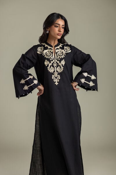 Embroidered | Heavy Textured Cotton | Kurta | AED 250.00