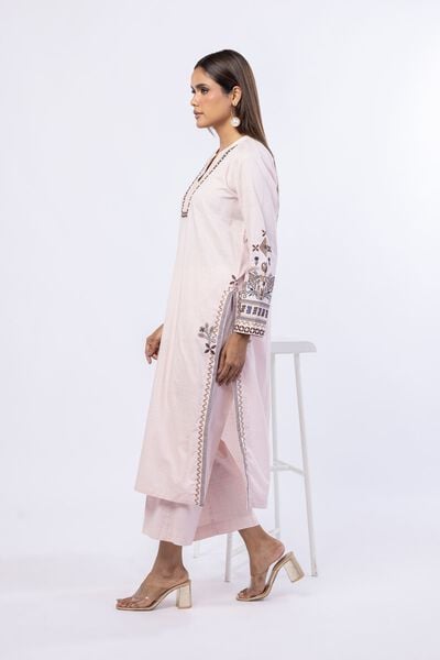 Dyed | Crosshatch Poplin | Pants | AED 60.00
