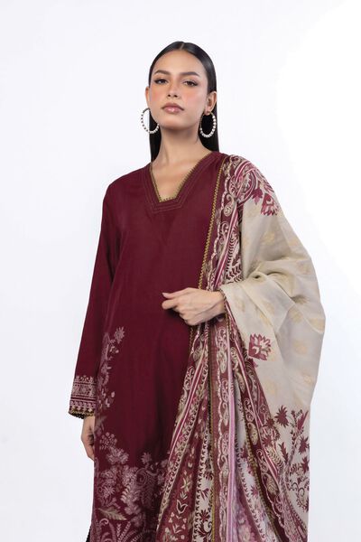 Dyed | Jacquard | Tailored 3 Piece | AED 280.00