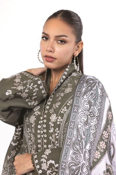 Embroidered | Khaddar | Fabrics 3 Piece | AED 200.00